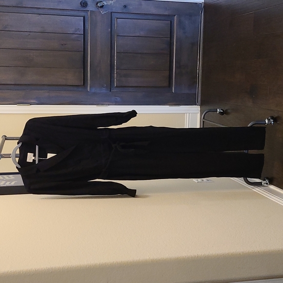 Sezane Emilie black jumpsuit - Picture 5 of 11